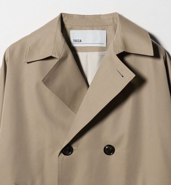 UNITED ARROWS「＜TICCA＞テント トレンチコート」|トレンチコート|