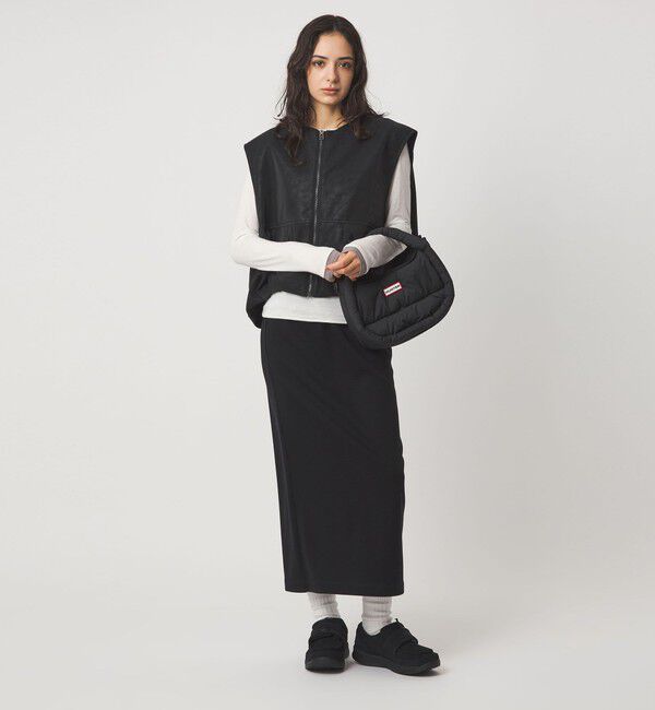 UNITED ARROWS green label relaxing「＜HUNTER＞フレイムド パファー ホーボー バッグ （ミディ）」|ショルダー・メッセンジャー|