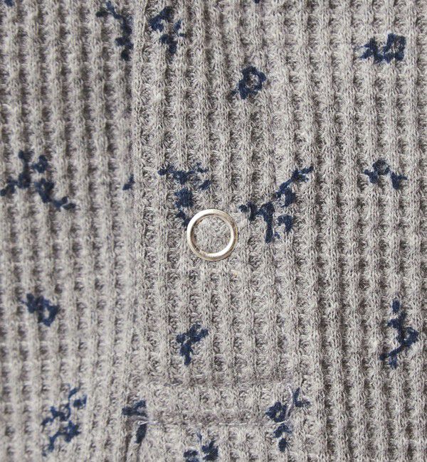 UNITED ARROWS green label relaxing「【WEB限定】＜at ease＞ワッフル ヘンリーネック  フラワープリント カットソー」|Tシャツ・カットソー|