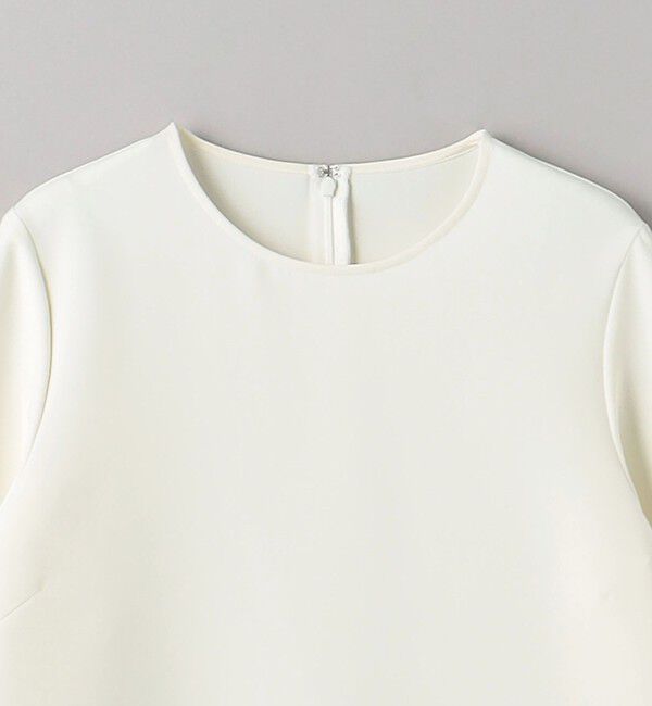 BEAUTY&YOUTH UNITED ARROWS「ダブルクロス クルーネック ブラウス」|シャツ・ブラウス|