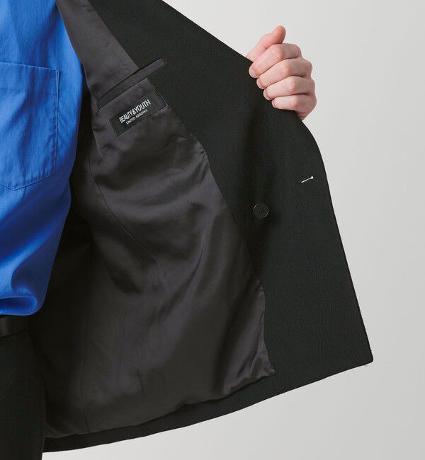BEAUTY&YOUTH UNITED ARROWS「スリーク ウール リネン ダブル ジャケット セットアップ対応」|テーラードジャケット|
