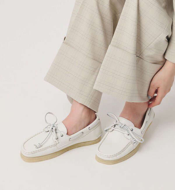 BEAUTY&YOUTH UNITED ARROWS「＜Clarks Originals＞Godney Boat シューズ」|デッキシューズ|OFF WHITE