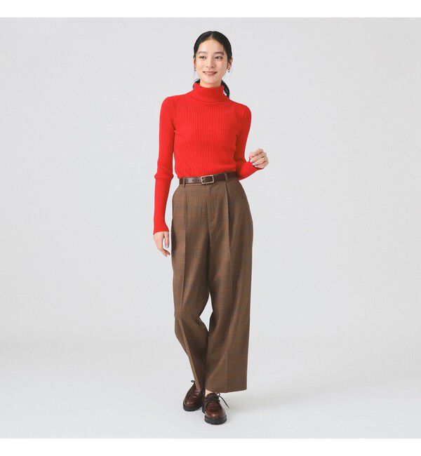 Ray BEAMS 「チェック タック パンツ」|チノ|