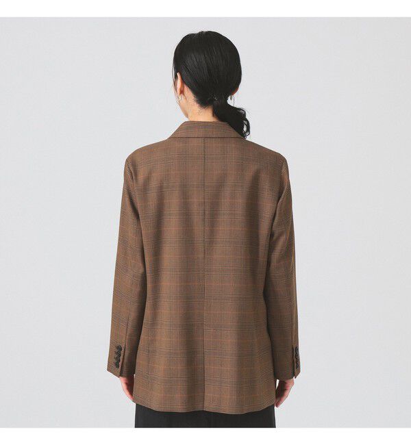 Ray BEAMS 「チェック 4ボタン W ジャケット」|テーラードジャケット|
