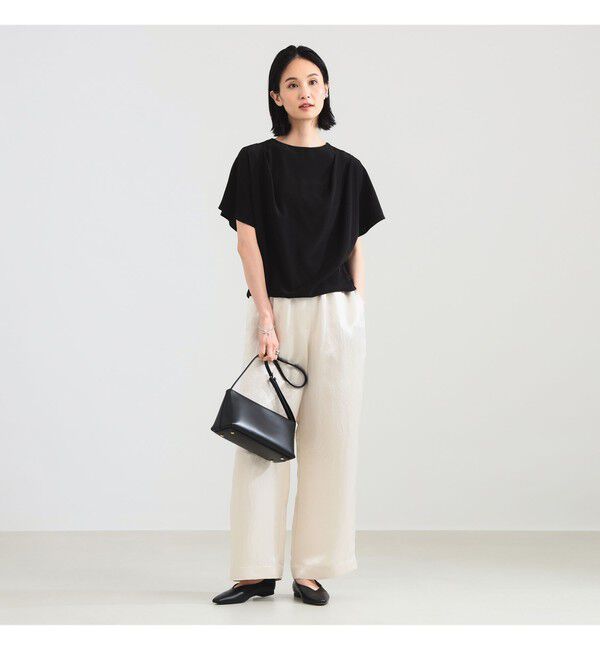 Demi-Luxe BEAMS 「タック シアー ブラウス」|シャツ・ブラウス|