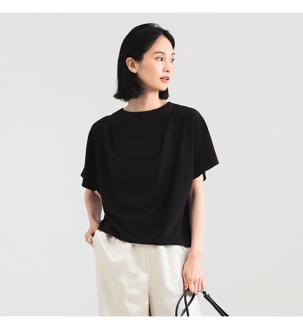 Demi-Luxe BEAMS 「タック シアー ブラウス」|シャツ・ブラウス|