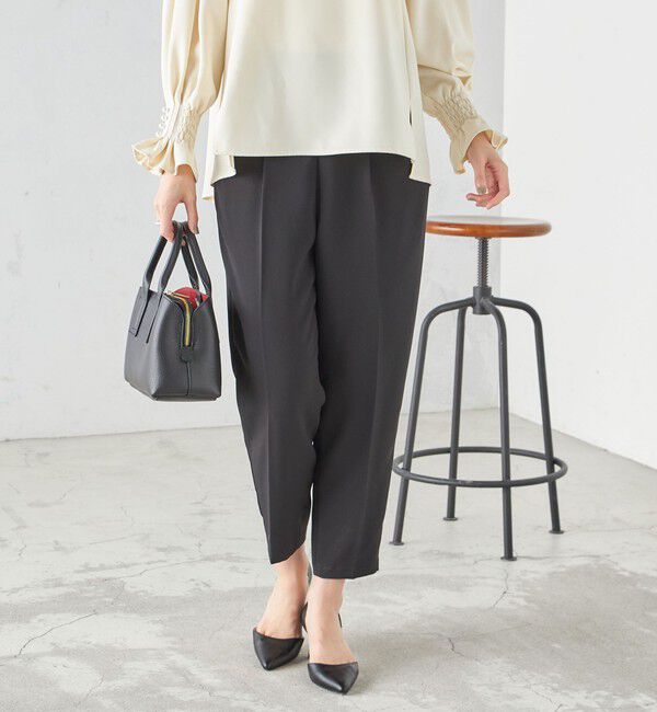 SHIPS for women「〈手洗い可能〉キャンディ スリーブ ブラウス &times; パンツ セットアップ」|シャツ・ブラウス|