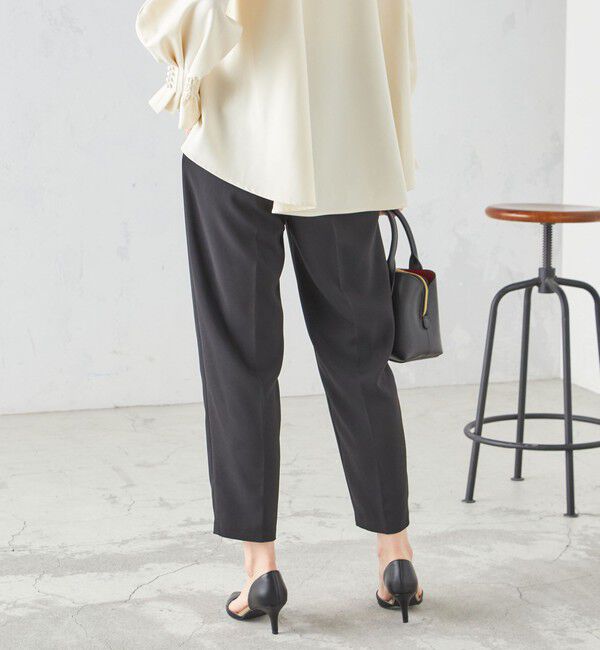 SHIPS for women「〈手洗い可能〉キャンディ スリーブ ブラウス &times; パンツ セットアップ」|シャツ・ブラウス|