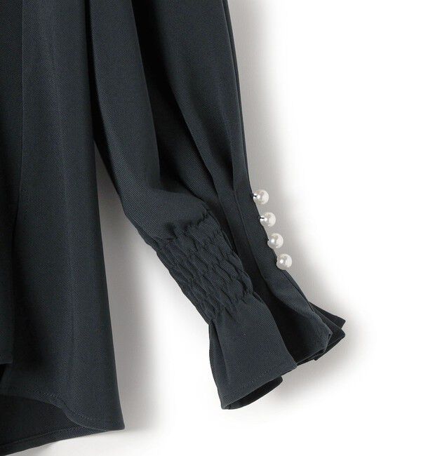 SHIPS for women「〈手洗い可能〉キャンディ スリーブ ブラウス &times; パンツ セットアップ」|シャツ・ブラウス|