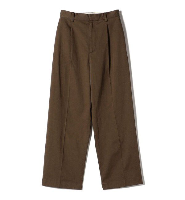 SHIPS for women「〈手洗い可能〉ストレッチ チノ タック パンツ」|チノ|