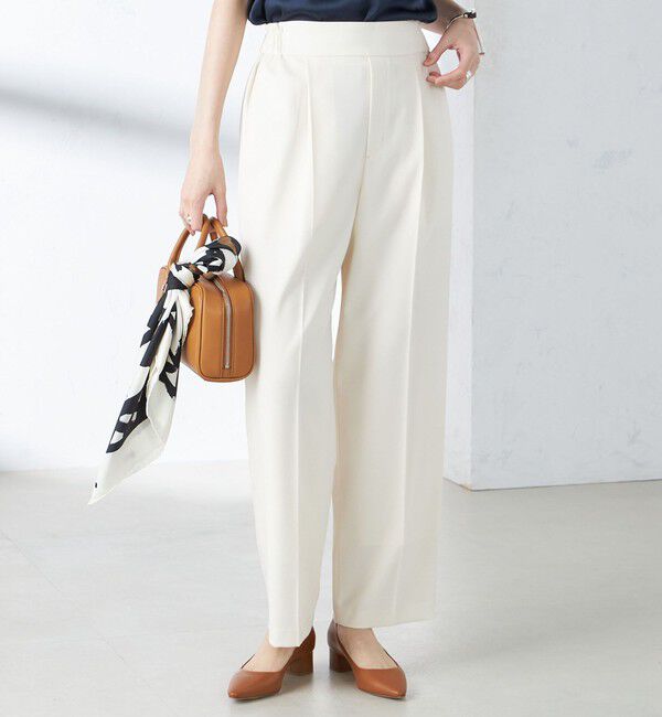 SHIPS for women「〈手洗い可能〉ツイル ストレート パンツ（セットアップ対応）」|その他|