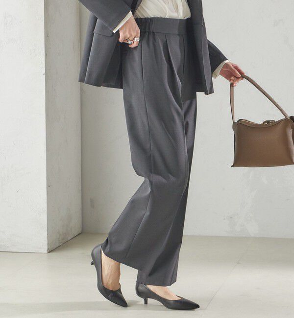 SHIPS for women「〈手洗い可能〉ツイル ストレート パンツ（セットアップ対応）」|その他|