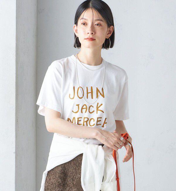SHIPS for women「J.J.MERCER:〈洗濯機可能〉プリント TEE」|Tシャツ・カットソー|