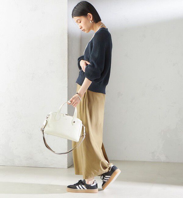 SHIPS for women「〈手洗い可能〉キュプラ混 ツイル ドロスト スカート」|スカート|