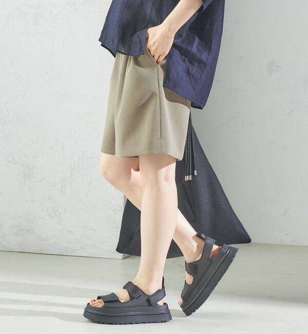 SHIPS for women「〈手洗い可能〉ダブル クロス ハーフ パンツ」|キュロット|