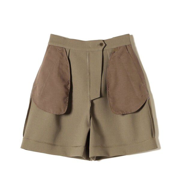 SHIPS for women「〈手洗い可能〉ダブル クロス ハーフ パンツ」|キュロット|