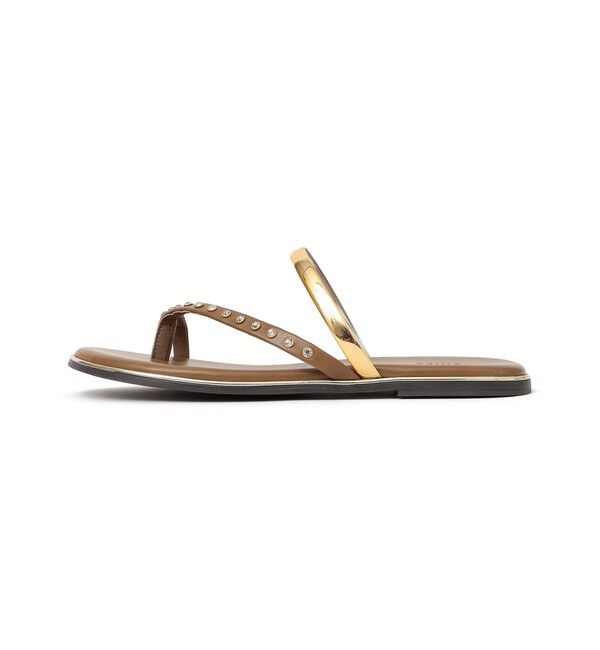 SHIPS for women「ビジュー フラット サンダル」|サンダル|