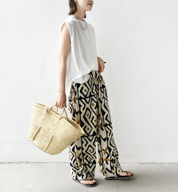 SHIPS for women「〈接触冷感〉ポンチ ノースリーブ プルオーバー」|Tシャツ・カットソー|