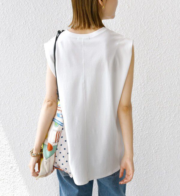 SHIPS for women「〈接触冷感〉ポンチ ノースリーブ プルオーバー」|Tシャツ・カットソー|