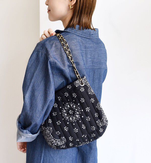 SHIPS for women「MALUS: バンダナ キルティング ショルダー バッグ」|ショルダー・メッセンジャー|