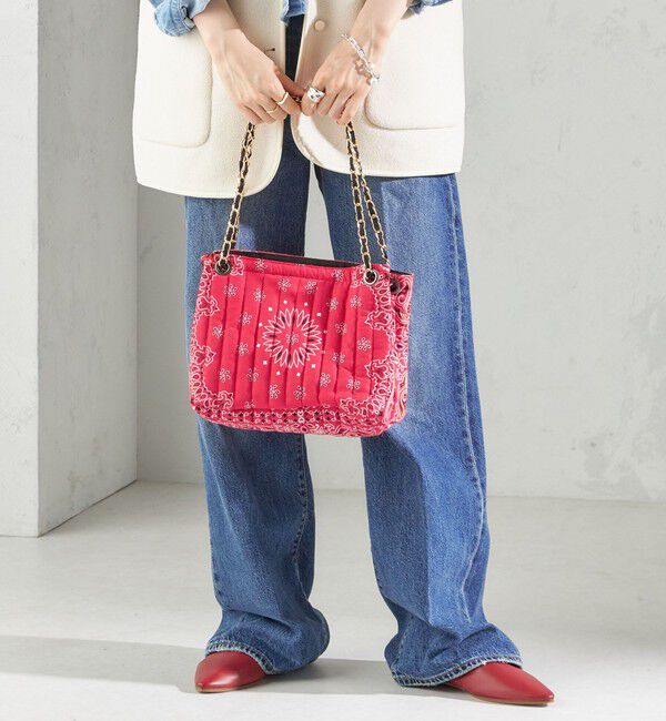 SHIPS for women「MALUS: バンダナ キルティング ショルダー バッグ」|ショルダー・メッセンジャー|