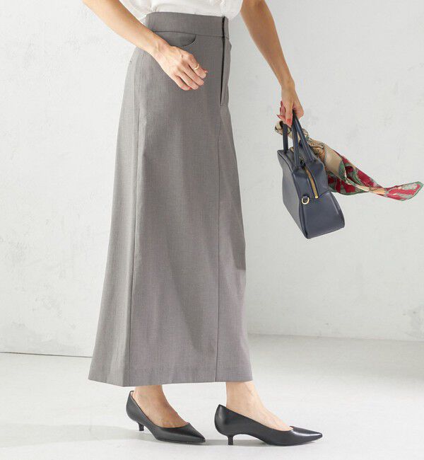 SHIPS for women「〈洗濯機可能〉マルチ ファンクション ロング タイト スカート」|スカート|