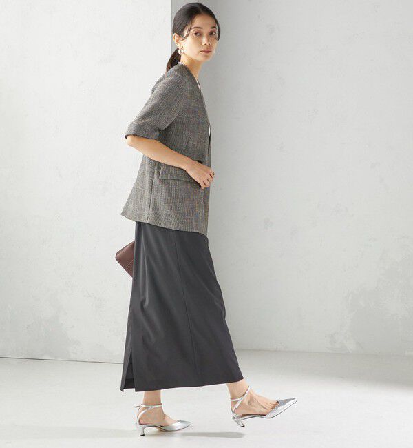 SHIPS for women「〈洗濯機可能〉マルチ ファンクション ロング タイト スカート」|スカート|
