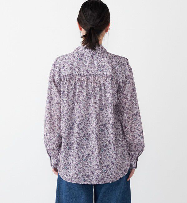 SHIPS Colors 「SHIPS Colors:〈手洗い可能〉MULHOUSE ボウタイ ブラウス◇」|シャツ・ブラウス|