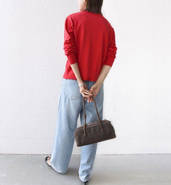 SHIPS for women「【WEB限定】〈手洗い可能〉レイヤード 2WAY 配色 カーディガン」|カーディガン|