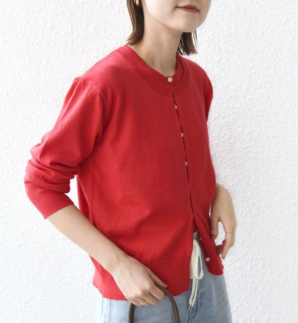 SHIPS for women「【WEB限定】〈手洗い可能〉レイヤード 2WAY 配色 カーディガン」|カーディガン|