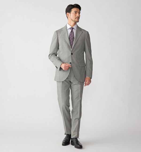 SHIPS「SHIPS:〈FUNCTION/洗濯機可能〉ウォッシャブル ハウンドトゥース ジャケット(セットアップ対応)」|テーラードジャケット|