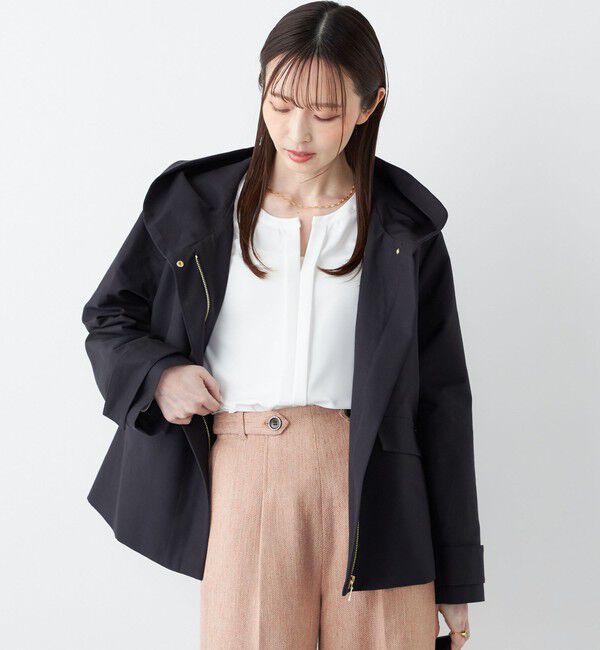 SHIPS Colors 「SHIPS Colors:〈手洗い可能〉2WAY ノーカラー ブラウス◇」|シャツ・ブラウス|