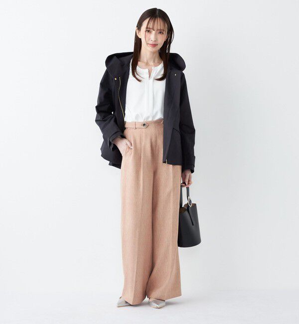 SHIPS Colors 「SHIPS Colors:〈手洗い可能〉2WAY ノーカラー ブラウス◇」|シャツ・ブラウス|