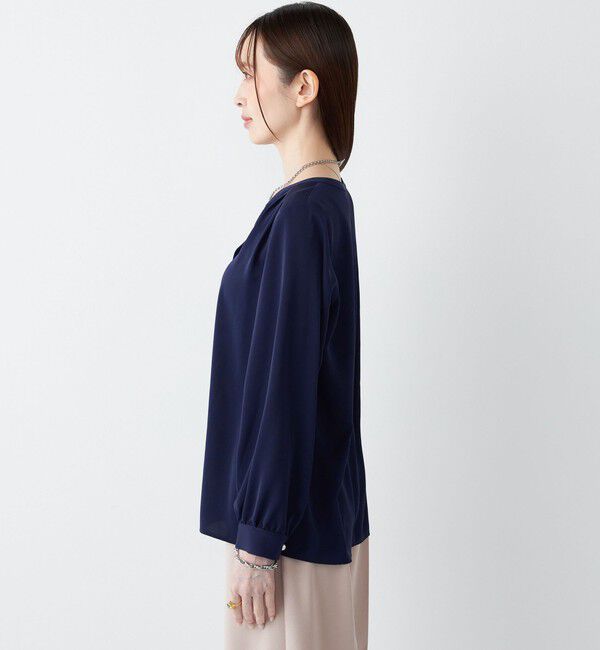 SHIPS Colors 「SHIPS Colors:〈手洗い可能〉2WAY ノーカラー ブラウス◇」|シャツ・ブラウス|