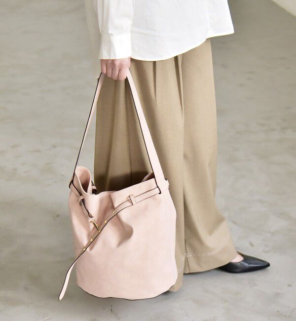 quaranciel「quaranciel: ワンハンドル ベルトデザイン トート バッグ」|トートバッグ|