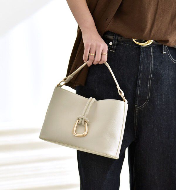 quaranciel「《予約》quaranciel: 2way バックル スクエア ショルダー バッグ」|ショルダー・メッセンジャー|