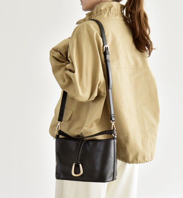 quaranciel「《予約》quaranciel: 2way バックル スクエア ショルダー バッグ」|ショルダー・メッセンジャー|