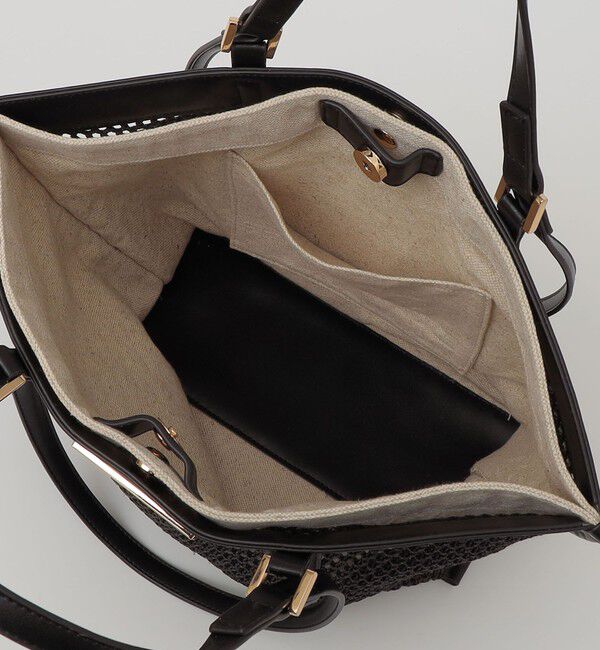 quaranciel「quaranciel: 2way ハンドル メッシュ トートバッグ」|トートバッグ|