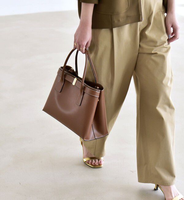 quaranciel「《予約》quaranciel: バックル 2way トート バッグ（A4対応）」|トートバッグ|