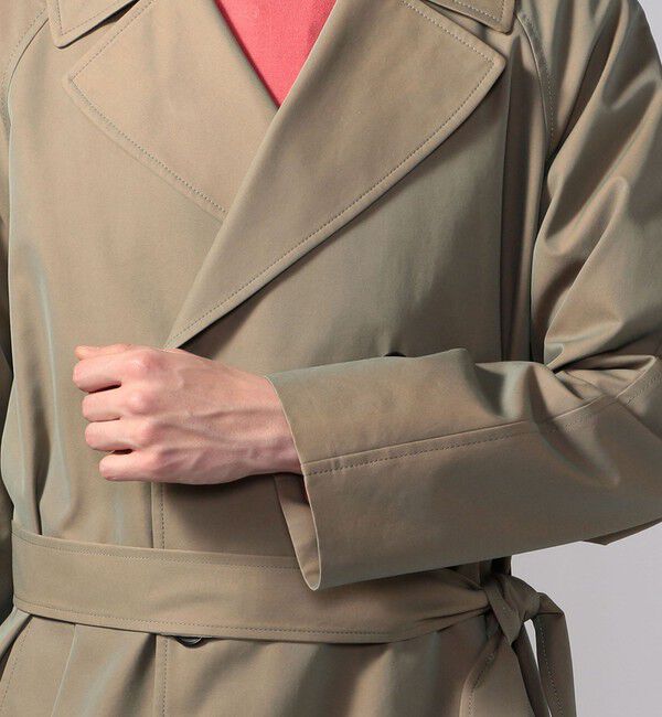 CABaN「CABaN コットンポリエステルシャンブレー オーバーサイズトレンチコート」|トレンチコート|