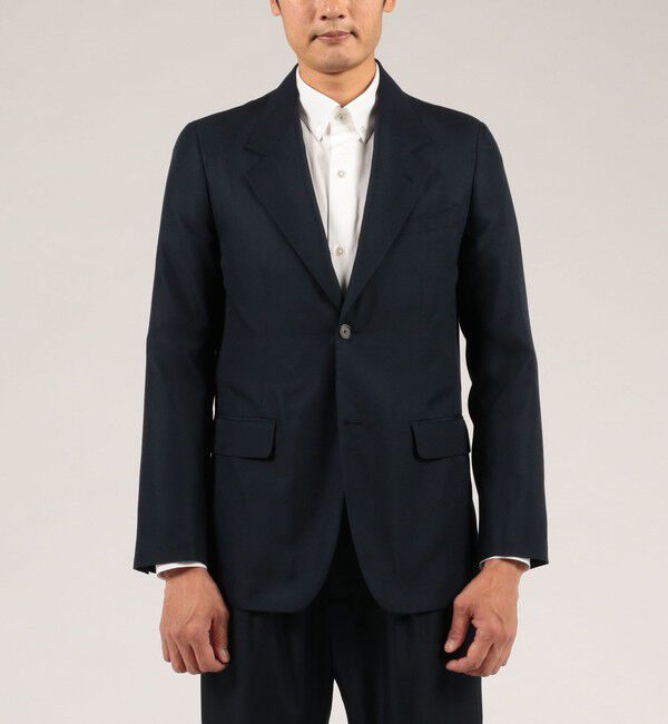 TOMORROWLAND MENS「シルクツイル シングル2Bジャケット」|テーラードジャケット|