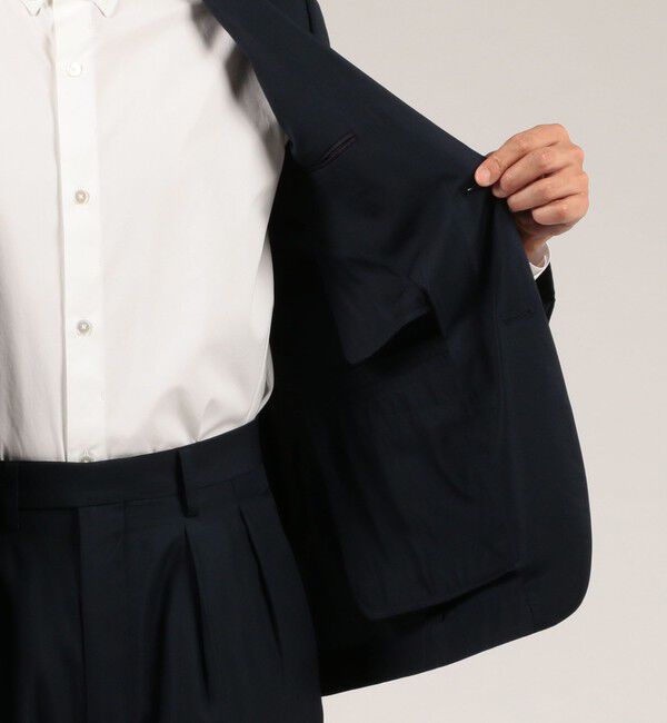 TOMORROWLAND MENS「シルクツイル シングル2Bジャケット」|テーラードジャケット|