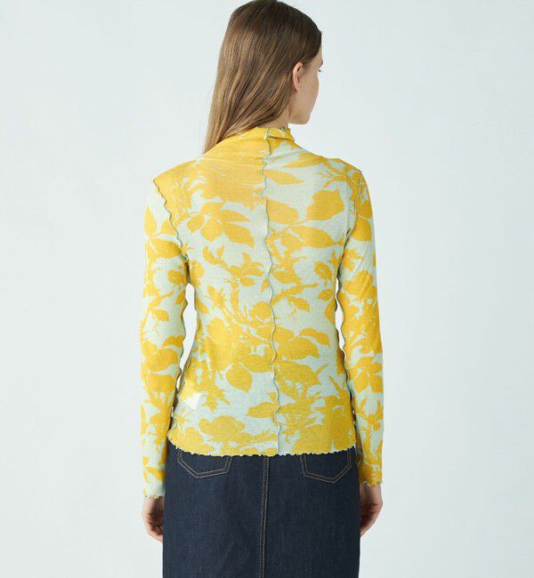 SOULEIADO「コットンプリント タートルネックプルオーバー」|Tシャツ・カットソー|