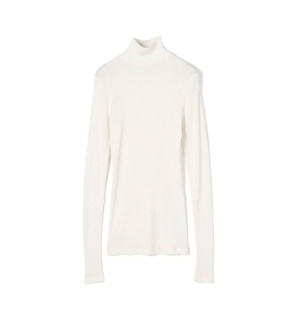DES PRES「シルクコットンリブ ハイネックプルオーバー」|Tシャツ・カットソー|11 ホワイト