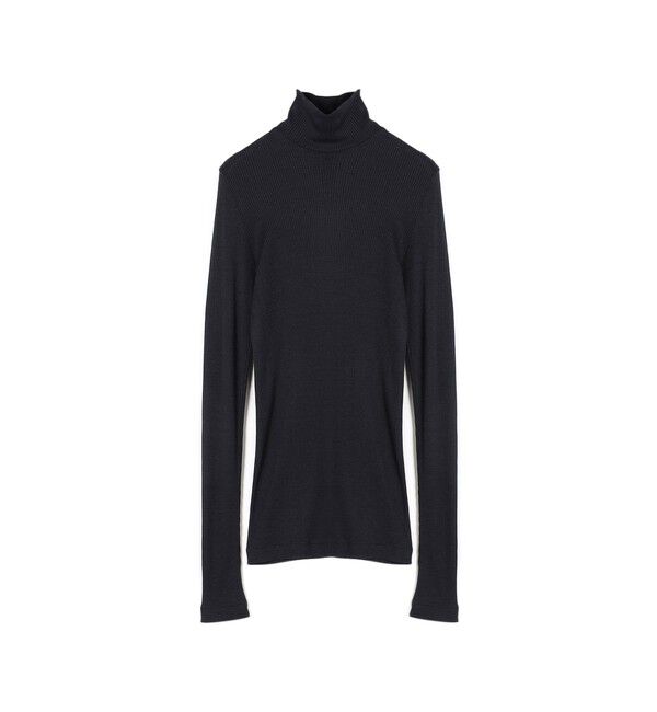 DES PRES「シルクコットンリブ ハイネックプルオーバー」|Tシャツ・カットソー|69 ネイビー