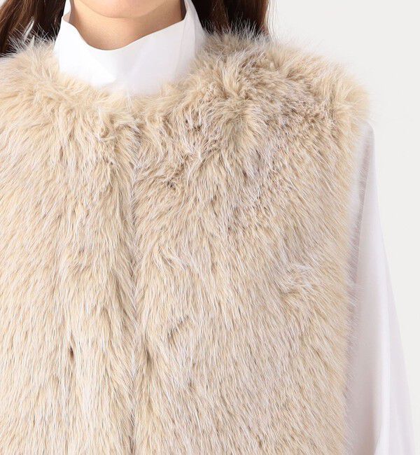 TOMORROWLAND BUYING WEAR「HERNO フェイクファージレ」|ダウンベスト・ベスト|