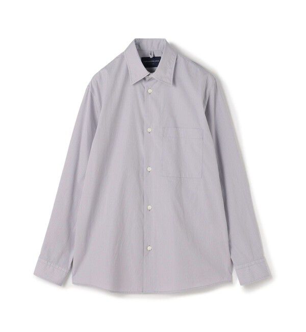 TOMORROWLAND MENS「ペーパーポプリン オーバーシャツ」|シャツ・ブラウス|18 ブラック系