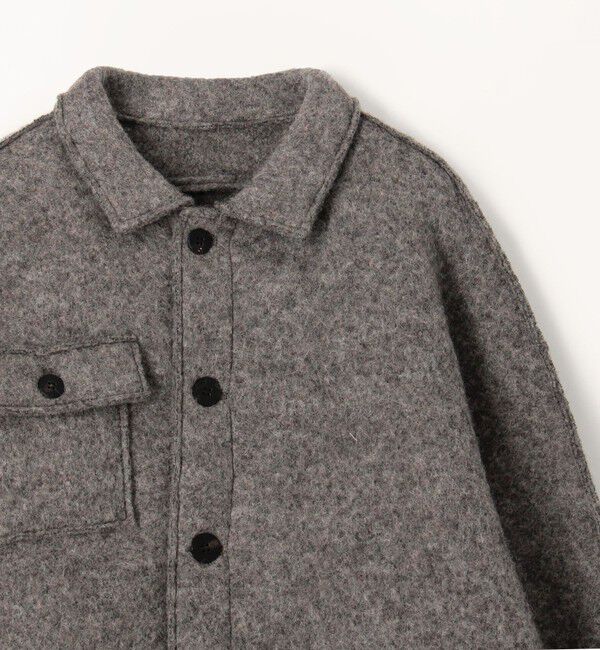 GALERIE VIE「シープジャージー カバーオール ジャケット」|ステンカラーコート|
