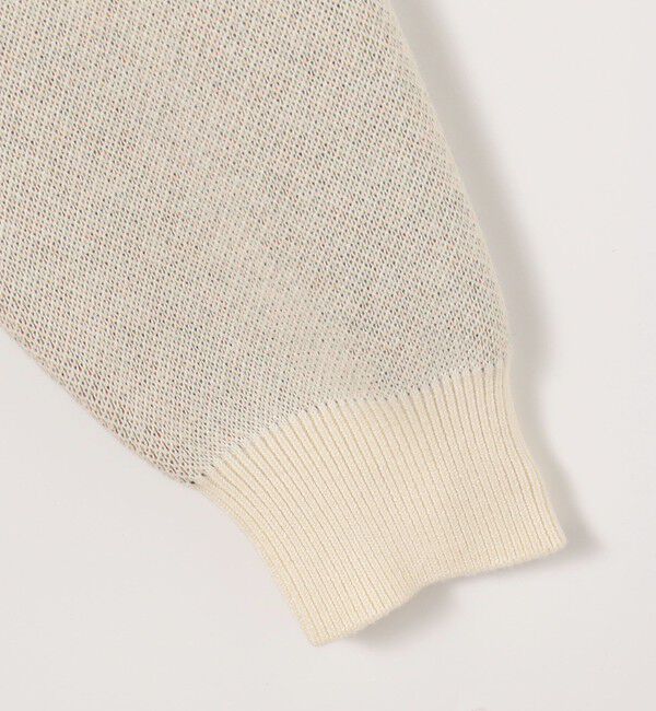 CABaN「CABaN コットンカシミヤジャカード JAZZ BORDER SAX クルーネックプルオーバー」|ニット・セーター|