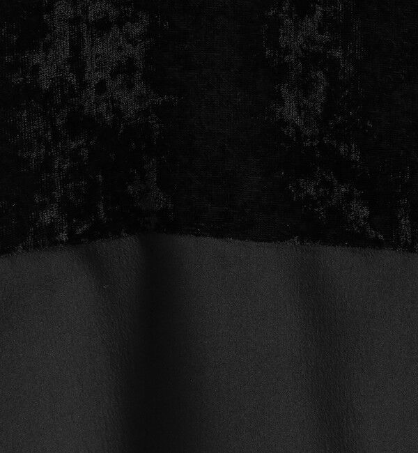 Ballsey「ベルベットコンビ Tブラウス」|シャツ・ブラウス|